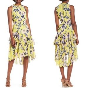 Eliza J Floral tiered Dress in Size 2